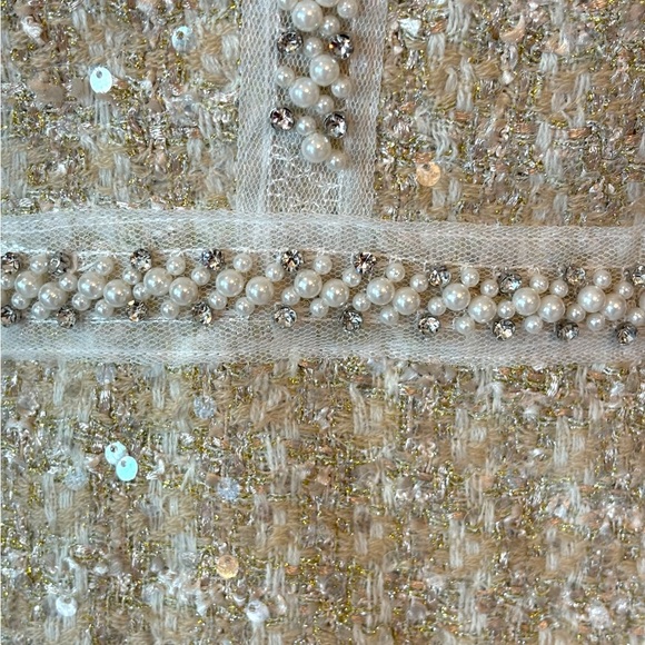 Stunning Beaded Sequin Tweed Dress Small - Picture 4 of 9